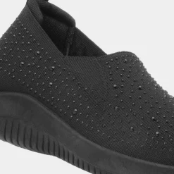 Drew Womens Diamante Slip On Shoe*Lilley Discount