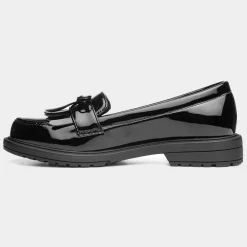 Fallon Girls Black Patent Loafer*Lilley Fashion
