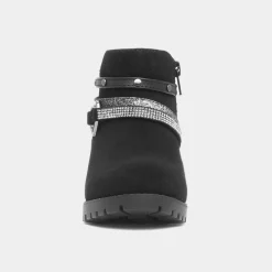Frankie Girls Black Ankle Boot*Lilley Outlet