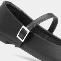 Gemma Womens Black Ballerina*Lilley Best