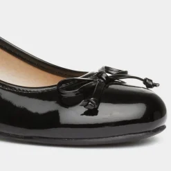 Gerri Womens Patent Ballerina*Lilley Clearance