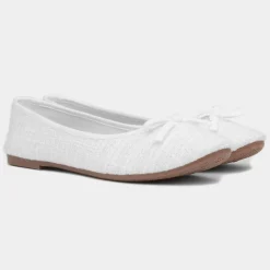 Grace Womens Bow Ballerina Shoe*Lilley Discount