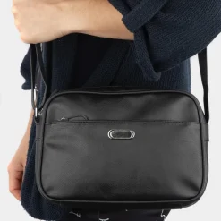 Irene Womens Black Compartment Handbag*Lilley Clearance