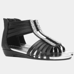 Isabel Girls Diamante Sandal*Lilley Clearance