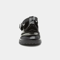 Junior Cam Girls Patent Brogue T-Bar*Lilley Clearance