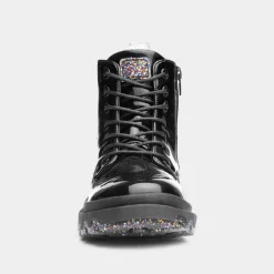 Elizabeth Girls Black Patent Boots*Lilley Junior Sale