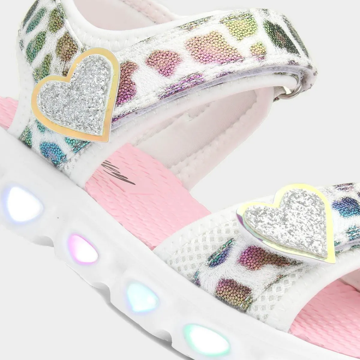Girls Multicoloured Light Up Sandals*Lilley Junior Fashion