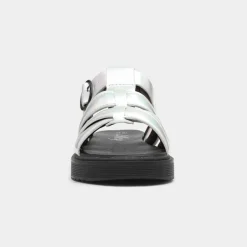 Hyde Girls Metallic Silver Sandal*Lilley Junior Best