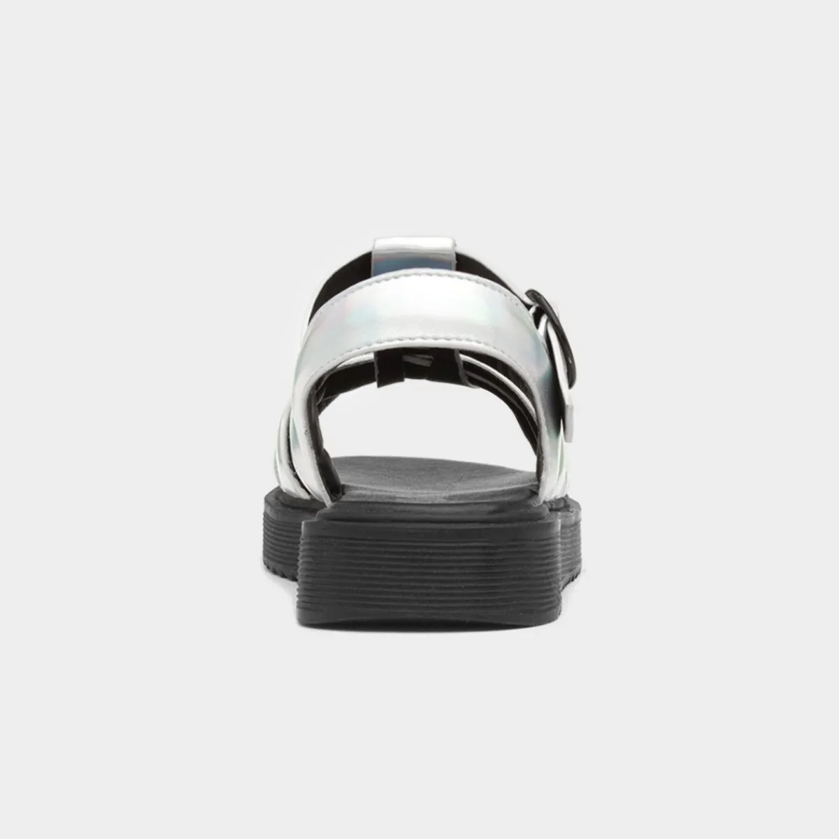 Hyde Girls Metallic Silver Sandal*Lilley Junior Best