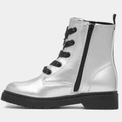 Jill Girls Silver Ankle Boot*Lilley Junior Clearance