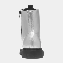 Jill Girls Silver Ankle Boot*Lilley Junior Clearance