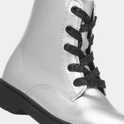 Jill Girls Silver Ankle Boot*Lilley Junior Clearance