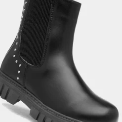 JoJo Girls Black Chelsea Boot*Lilley Junior Clearance