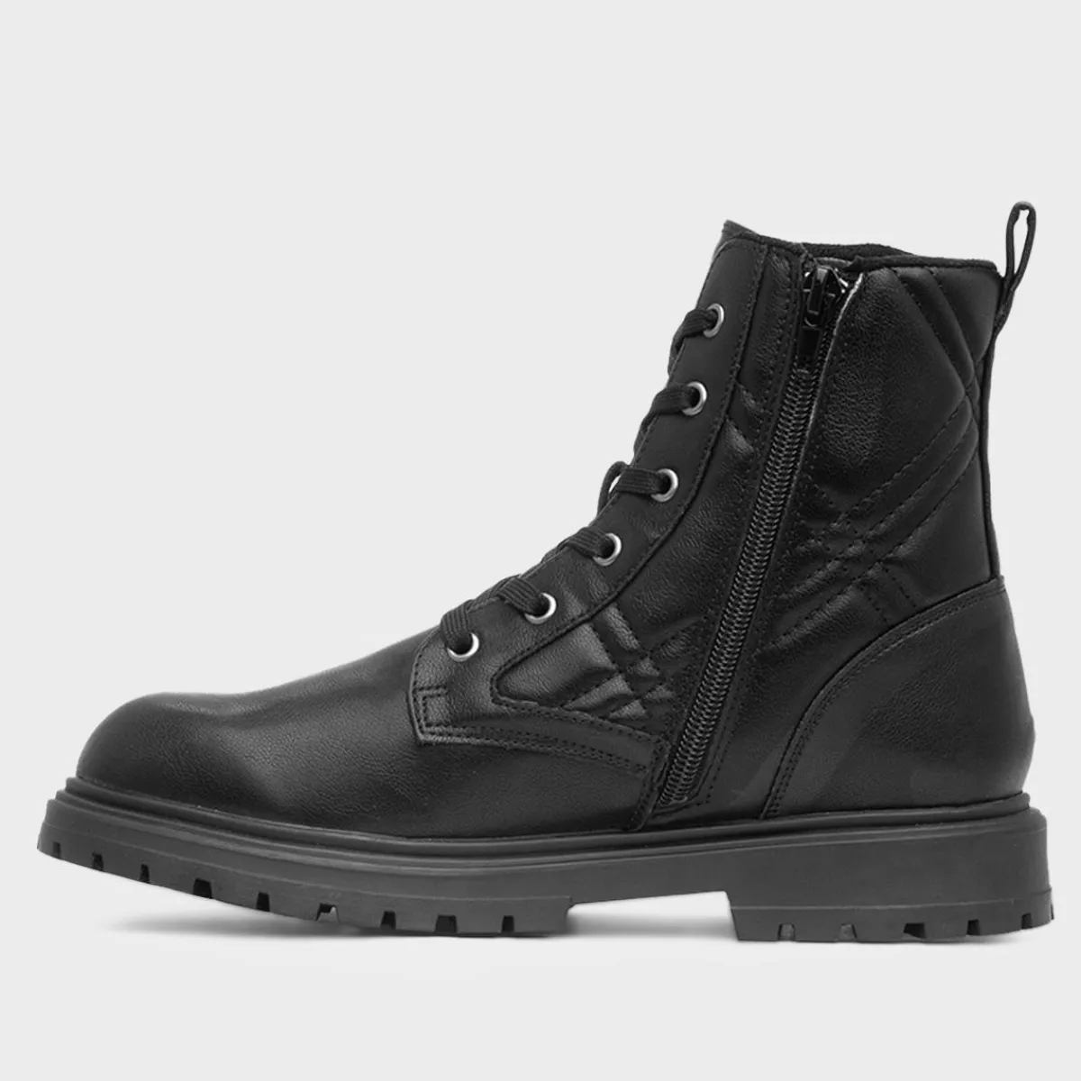 June Girls Black Quilted Boot*Lilley Junior Outlet