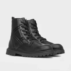 June Girls Black Quilted Boot*Lilley Junior Outlet