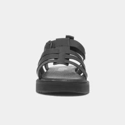 Peak Kids Black Gladiator Sandal*Lilley Junior Fashion
