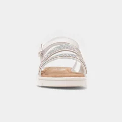 Snowdonia Girls White Sandal*Lilley Junior Outlet