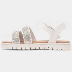Snowdonia Girls White Sandal*Lilley Junior Outlet