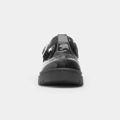 Layton Girls Black Patent T-Bar Shoe*Lilley New