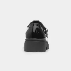 Layton Girls Black Patent T-Bar Shoe*Lilley New