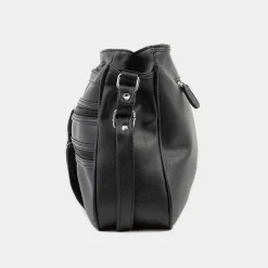 Lindsay Organiser Shoulder Bag in Black*Lilley Discount