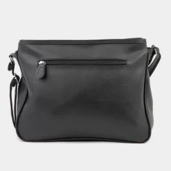 Lindsay Organiser Shoulder Bag in Black*Lilley Discount