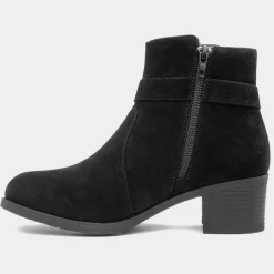 Maria Womens Black Ankle Boot*Lilley Discount