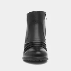 Mary Womens Black Heeled Ankle Boot*Lilley Online
