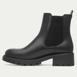 Mavis Womens Black Chunky Chelsea Boot*Lilley Outlet