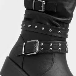 Meredith Womens Black Calf Boot*Lilley Online