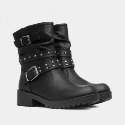 Meredith Womens Black Calf Boot*Lilley Online