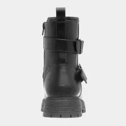 Mildrid Womens Black Chunky Ankle Boot*Lilley Clearance