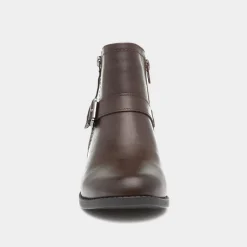 Mimi Womens Brown Flat Ankle Boot*Lilley Online