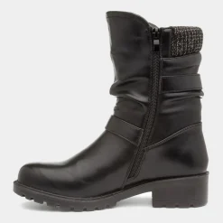 Minnie Womens Heeled Calf Boot*Lilley New
