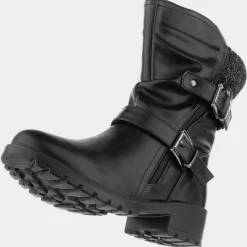 Minnie Womens Heeled Calf Boot*Lilley New