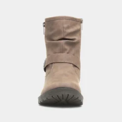 Miranda Womens Taupe Zip Up Boot*Lilley Clearance