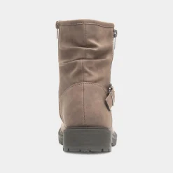Miranda Womens Taupe Zip Up Boot*Lilley Clearance