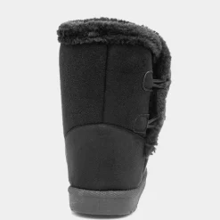 Moira Womens Black Faux Fur Ankle Boot*Lilley Discount