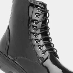 Monica Womens Patent Zip Up Boot*Lilley Hot