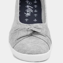 Pearl Womens Jersey Slip On Canvas*Lilley New