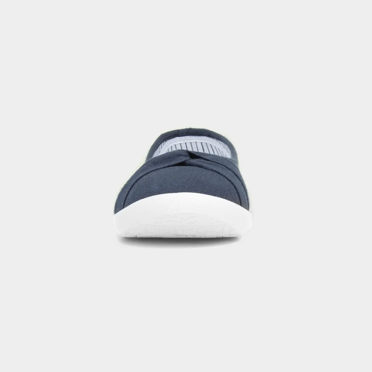 Pearl Womens Navy Slip On Canvas Shoe*Lilley Online