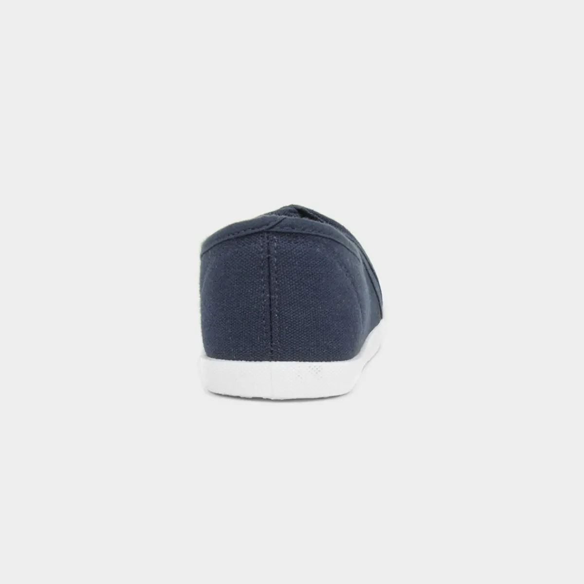 Pearl Womens Navy Slip On Canvas Shoe*Lilley Online