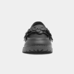 Regina Girls Black Flower Loafer*Lilley Online