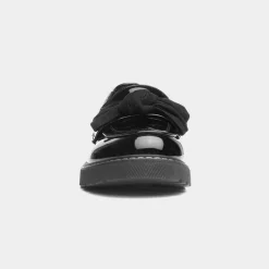 Rosita Girls Black Patent Bow Loafer*Lilley Online