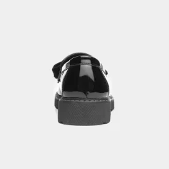 Rosita Girls Black Patent Bow Loafer*Lilley Online