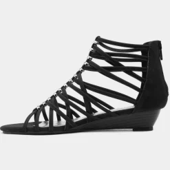 Sabrina Womens Wedge Strappy Sandal*Lilley Outlet