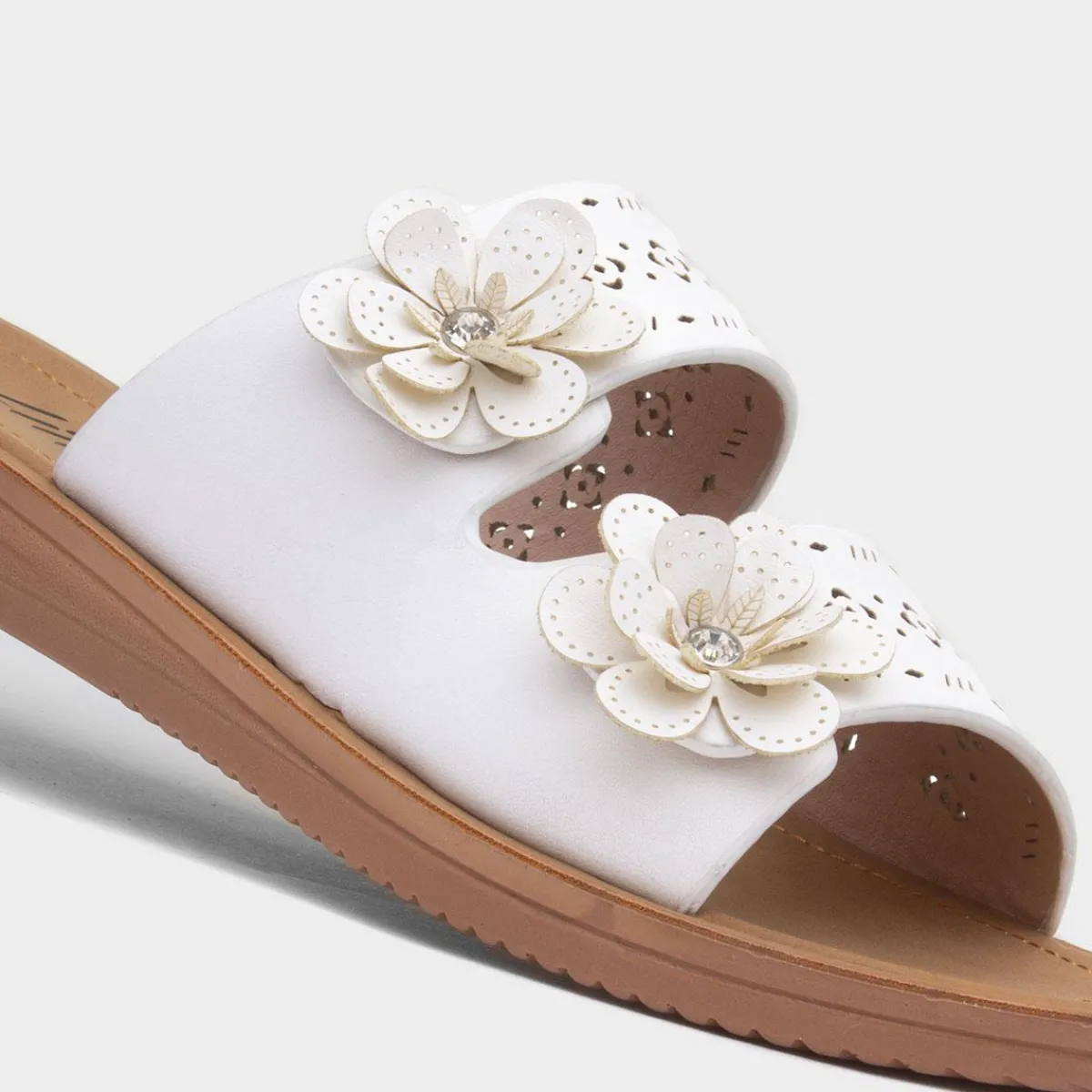 Sam Womens Flower Mule Sandal*Lilley Online