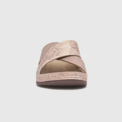 Sandra Womens Nude Wedge Mule Sandal*Lilley Discount