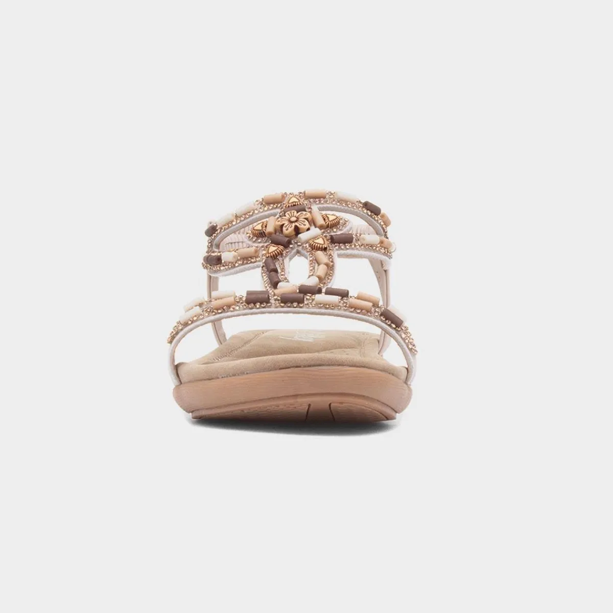 Sapphire Womens Beaded Strappy Sandal*Lilley Outlet
