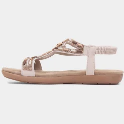 Sapphire Womens Beaded Strappy Sandal*Lilley Outlet